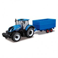 Автомодель Bburago Farm Трактор New Holland (18-44067) Автомодель Bburago Farm Трактор New Holland (18-44067)