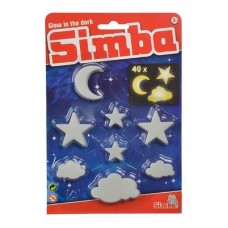Набор наклеек Simba Звезды тучи и месяцы 40 шт (7822343) Набор наклеек Simba Звезды тучи и месяцы 40 шт (7822343)
