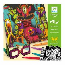 Набор для творчества DJECO Веселые монстры 3D эффект (DJ08651) Набор для творчества DJECO Веселые монстры 3D эффект (DJ08651)