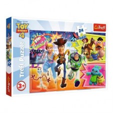 Пазлы Trefl Toy story 4 В погоне за приключениями 24 детали макси (14295) Пазлы Trefl Toy story 4 В погоне за приключениями 24 детали макси (14295)