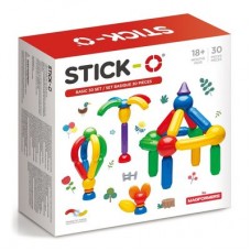 Магнитный конструктор Stick-O Базовый набор 30 элементов (901003) Магнитный конструктор Stick-O Базовый набор 30 элементов (901003)