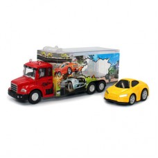 Автотранспортер Funky Toys Быстрое перевозки 1:60 с желтой машинкой (FT61053) Автотранспортер Funky Toys Быстрое перевозки 1:60 с желтой машинкой (FT61053)