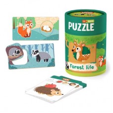 Пазл Mon Puzzle Зоология для малышей Жизнь в лесу (200108) Пазл Mon Puzzle Зоология для малышей Жизнь в лесу (200108)