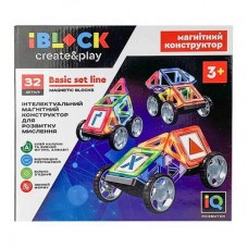 Магнитный конструктор IBLOCK 32 детали (PL-920-02) Магнитный конструктор IBLOCK 32 детали (PL-920-02)