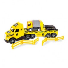 Машинка Wader Magic truck technic Эвакуатор со строительными контейнерами (36470)