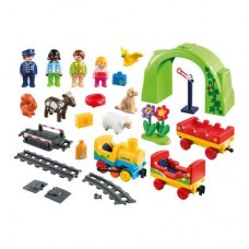 Конструктор Playmobil 1.2.3 Моя первая железная дорога (70179) Конструктор Playmobil 1.2.3 Моя первая железная дорога (70179)