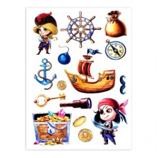 Набор тату для тела Tattooshka Пираты (TH-379)