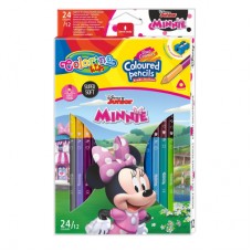 Карандаши цветные Colorino Disney Минни Маус 24 цвета двусторонние с точилкой (90621PTR) Карандаши цветные Colorino Disney Минни Маус 24 цвета двусторонние с точилкой (90621PTR)