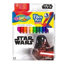 Фломастеры Colorino Звездные войны 12 цветов (89540PTR) Фломастеры Colorino Звездные войны 12 цветов (89540PTR)