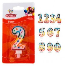 Свечка для торта EVENTA цифра 2 (39100500)