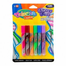Клей с блестками Colorino металлик Swirl 10.5 мл 6 шт (68857PTR) Клей с блестками Colorino металлик Swirl 10.5 мл 6 шт (68857PTR)