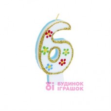 Свечка Party house Цифра 6 (9869204262017) Свечка Party house Цифра 6 (9869204262017)