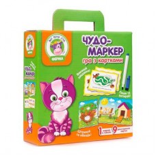 Игра с карточками Чудо-маркер Ферма Vladi Toys украинская версия (VT2100-06) Игра с карточками Чудо-маркер Ферма Vladi Toys украинская версия (VT2100-06)