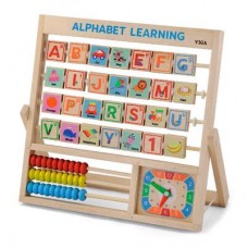Обучающий набор Viga Toys Алфавит и часы (50033) Обучающий набор Viga Toys Алфавит и часы (50033)