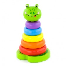 Пирамидка Viga Toys Лягушка (50258)