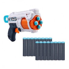 Игрушечный бластер X-Shot Excel Fury 4 скорострельный 16 патронов (36377Z) Игрушечный бластер X-Shot Excel Fury 4 скорострельный 16 патронов (36377Z)