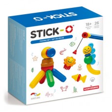 Магнитный конструктор Stick-O Рыбак 26 элементов (902006) Магнитный конструктор Stick-O Рыбак 26 элементов (902006)