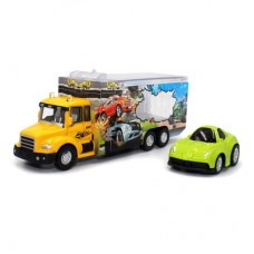 Автотранспортер Funky Toys Быстрые перевозки 1:60 с зеленой машинкой (FT61055) Автотранспортер Funky Toys Быстрые перевозки 1:60 с зеленой машинкой (FT61055)