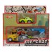 Автотранспортер Funky Toys Быстрые перевозки 1:60 с зеленой машинкой (FT61055)