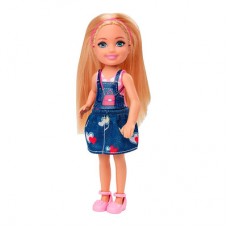 Кукла Barbie Club Chelsea Блондинка в джинсовом сарафане (DWJ33/GHV65) Кукла Barbie Club Chelsea Блондинка в джинсовом сарафане (DWJ33/GHV65)