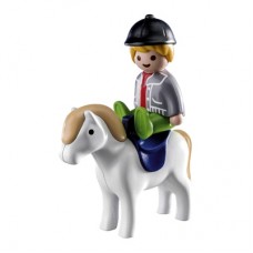 Конструктор Playmobil 1.2.3 Мальчик с пони (70410) Конструктор Playmobil 1.2.3 Мальчик с пони (70410)