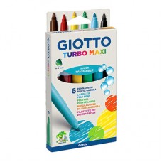 Фломастеры Fila Giotto Turbo maxi 6 цветов (453000) Фломастеры Fila Giotto Turbo maxi 6 цветов (453000)