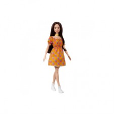 Кукла Barbie Fashionistas Брюнетка в оранжевом платье в горошек (FBR37/GRB52) Кукла Barbie Fashionistas Брюнетка в оранжевом платье в горошек (FBR37/GRB52)