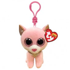Брелок TY Beanie Boo's Розовый котенок Фиона 12см (35247)