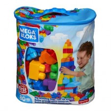 Конструктор Fisher-Price Mega Bloks голубой 80 деталей (DCH63)
