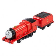 Паровозик Thomas and Friends Track master Джеймс с вагоном моторизированный (BMK87/BML08) Паровозик Thomas and Friends Track master Джеймс с вагоном моторизированный (BMK87/BML08)