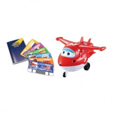 Интерактивная игрушка Super Wings Jett с карточками (YW710410) Интерактивная игрушка Super Wings Jett с карточками (YW710410)