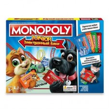Игра настольная Hasbro Gaming Монополия Юниор с банковскими карточками (E1842) Игра настольная Hasbro Gaming Монополия Юниор с банковскими карточками (E1842)