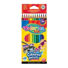Карандаши Colorino Акварельные 12 цветов с кисточкой (33039PTR) Карандаши Colorino Акварельные 12 цветов с кисточкой (33039PTR)