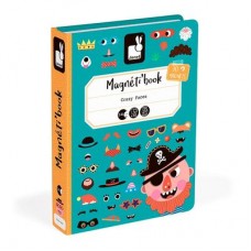 Магнитная книга Janod Смешные лица — мальчик (J02716) Магнитная книга Janod Смешные лица — мальчик (J02716)