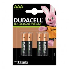 Аккумуляторы Duracell Ni-MH ААА 750 мА/ч 4 шт (5000394045019b)