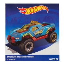 Восковой пластилин Kite Hot wheels 12 цветов 240 г (HW19-1086)