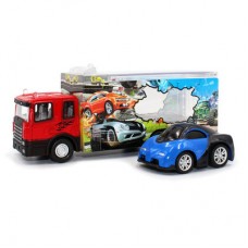 Автотранспортер Funky Toys Быстрое перевозки 1:60 с синей машинкой (FT61051) Автотранспортер Funky Toys Быстрое перевозки 1:60 с синей машинкой (FT61051)