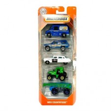Набор машинок Matchbox Пригород 5 штук 1:64 (C1817/GKJ02) Набор машинок Matchbox Пригород 5 штук 1:64 (C1817/GKJ02)