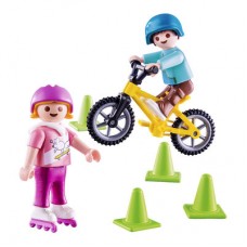 Конструктор Playmobil Special plus Дети на велосипеде и роликах (70061) Конструктор Playmobil Special plus Дети на велосипеде и роликах (70061)