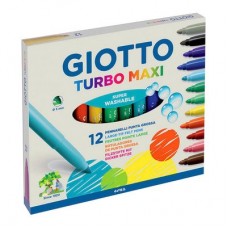Фломастеры Fila Giotto Turbo maxi 12 цветов (454000) Фломастеры Fila Giotto Turbo maxi 12 цветов (454000)