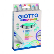 Фломастеры Fila Giotto Turbo giant пастельные 6 цветов (431000) Фломастеры Fila Giotto Turbo giant пастельные 6 цветов (431000)