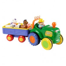 Игровой набор Kiddieland Трактор с прицепом на украинском с эффектами (24753) Игровой набор Kiddieland Трактор с прицепом на украинском с эффектами (24753)
