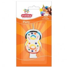 Свечка для торта EVENTA Цифра 8 (39101000)