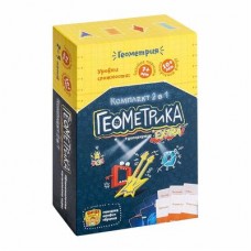 Настольная игра Банда умников Геометрика 2 в 1 (УКР015) Настольная игра Банда умников Геометрика 2 в 1 (УКР015)