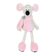 Мягкая игрушка Maxi toys Мышка Носатик в меховом шарфике и тапочках 23 см (2024407) Мягкая игрушка Maxi toys Мышка Носатик в меховом шарфике и тапочках 23 см (2024407)
