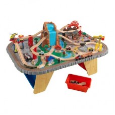 Игрушечная железная дорога KidKraft Развязка у водопада с игровым столом (17498) Игрушечная железная дорога KidKraft Развязка у водопада с игровым столом (17498)
