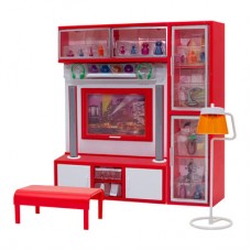Кукольная мебель Qun feng toys Современная комната-1 красная с эффектами (26235) Кукольная мебель Qun feng toys Современная комната-1 красная с эффектами (26235)