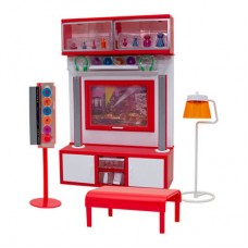 Кукольная мебель Qun feng toys Современная комната-3 красная с эффектами (26239) Кукольная мебель Qun feng toys Современная комната-3 красная с эффектами (26239)