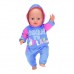 Одежда для пупса Baby born Спортивный костюм голубой (830109-2) Одежда для пупса Baby born Спортивный костюм голубой (830109-2)