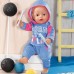 Одежда для пупса Baby born Спортивный костюм голубой (830109-2) Одежда для пупса Baby born Спортивный костюм голубой (830109-2)